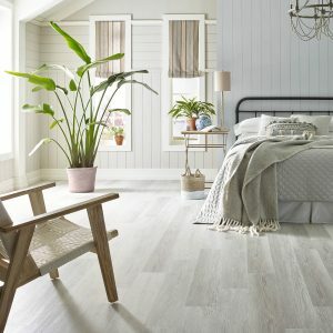 Vinyl flooring in bedroom | Sackett's Flooring Solutions