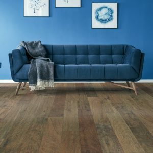 Hardwood flooring in living room | Sackett's Flooring Solutions