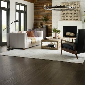 Hardwood flooring in living room | Sackett's Flooring Solutions