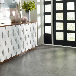 Vinyl flooring in entryway | Sackett's Flooring Solutions