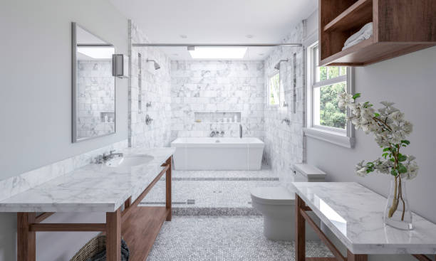 Bathroom natural Stone | Sackett's Flooring Solutions